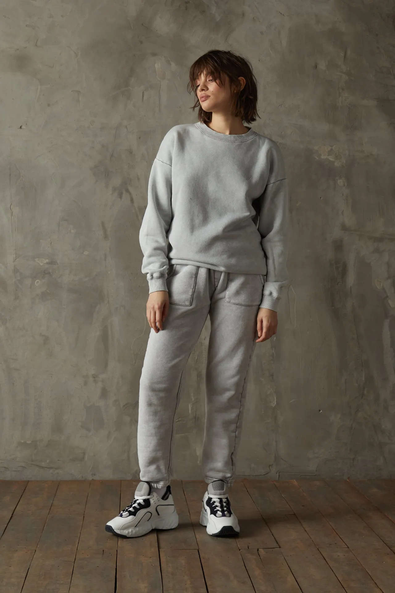 530 Washed Stone Grey Trackpant