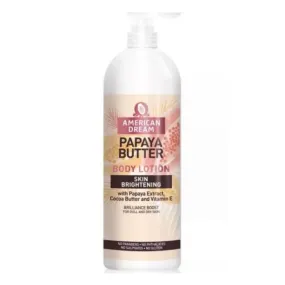 American Dream Lotion corporelle au beurre de cacao papaye éclaircissante 750 ml