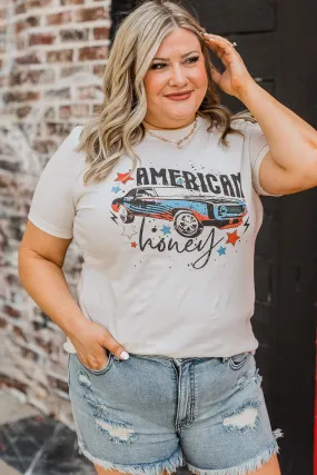 American Honey Graphic Tee- Ivory