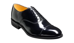 Barker Cheltenham  Classic Oxford Shoe - Hi Shine Black