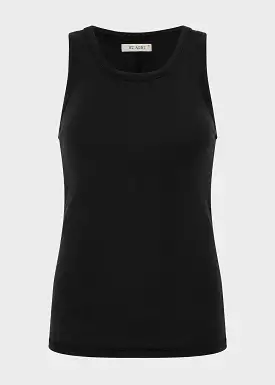 Black Organic Cotton Singlet