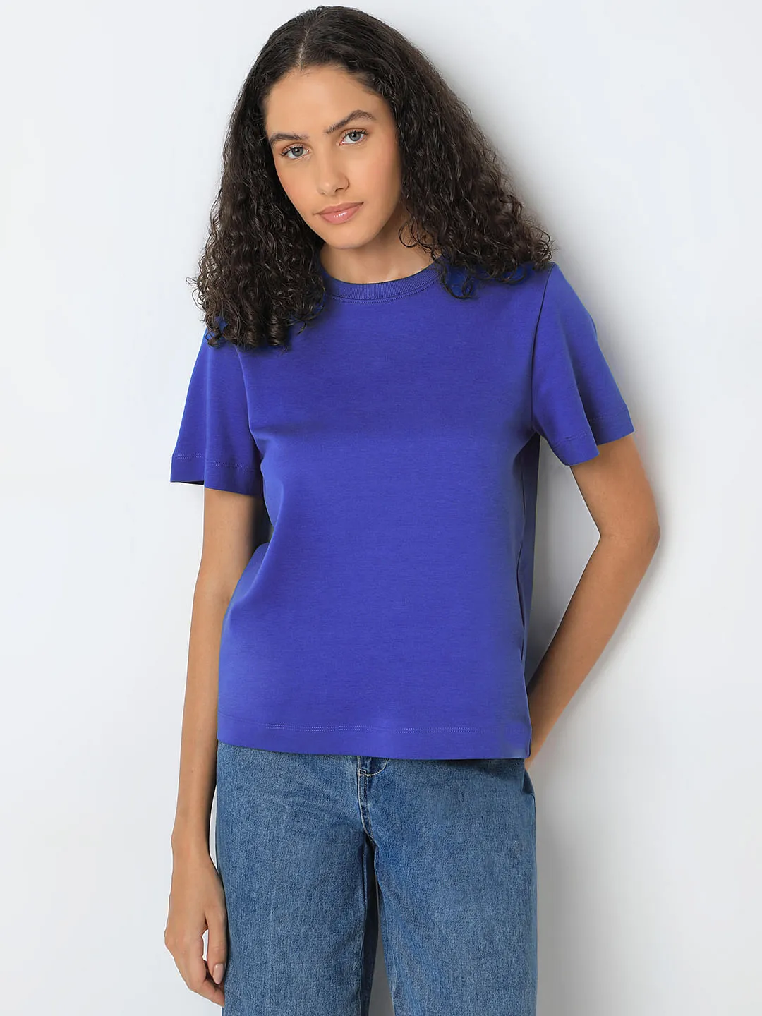 Blue Organic Cotton T-shirt