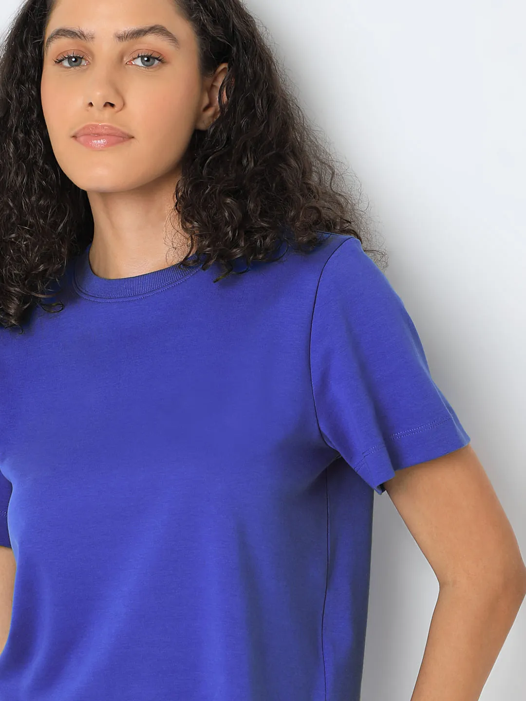 Blue Organic Cotton T-shirt