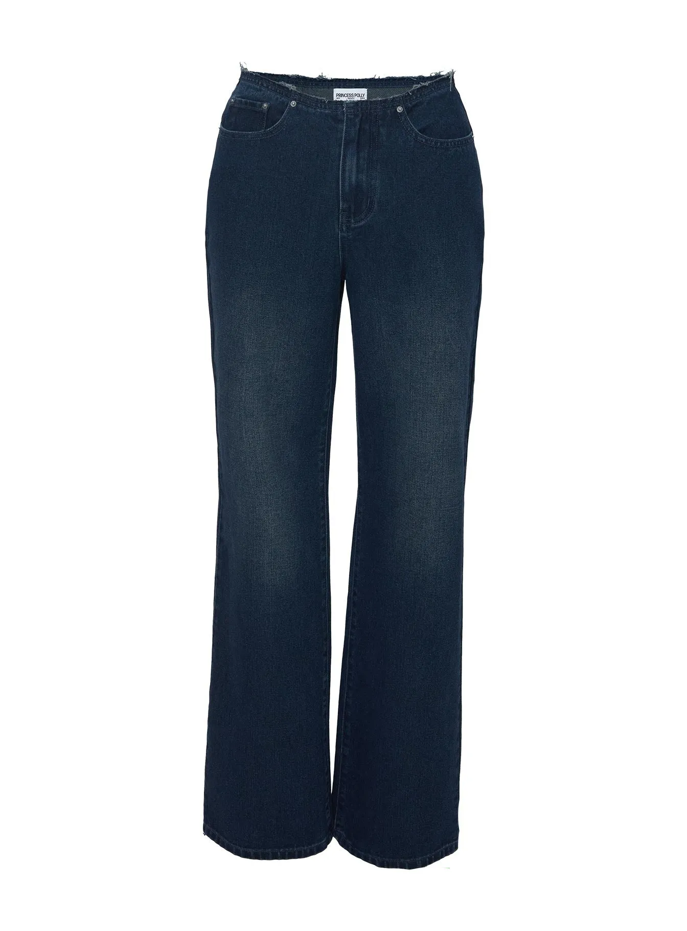 California King Mid Rise Jeans Dark Blue