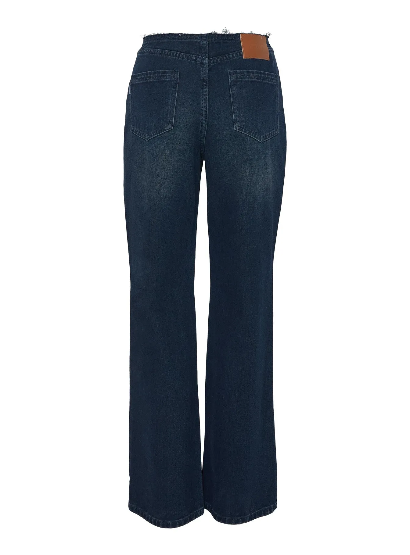 California King Mid Rise Jeans Dark Blue