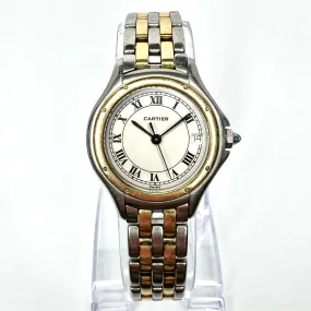 CARTIER PANTHERE COUGER Quartz 27mm 2 Row Gold Watch