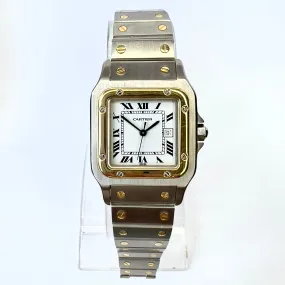 CARTIER SANTOS GALBEE 29mm Automatic 2 Tone Watch