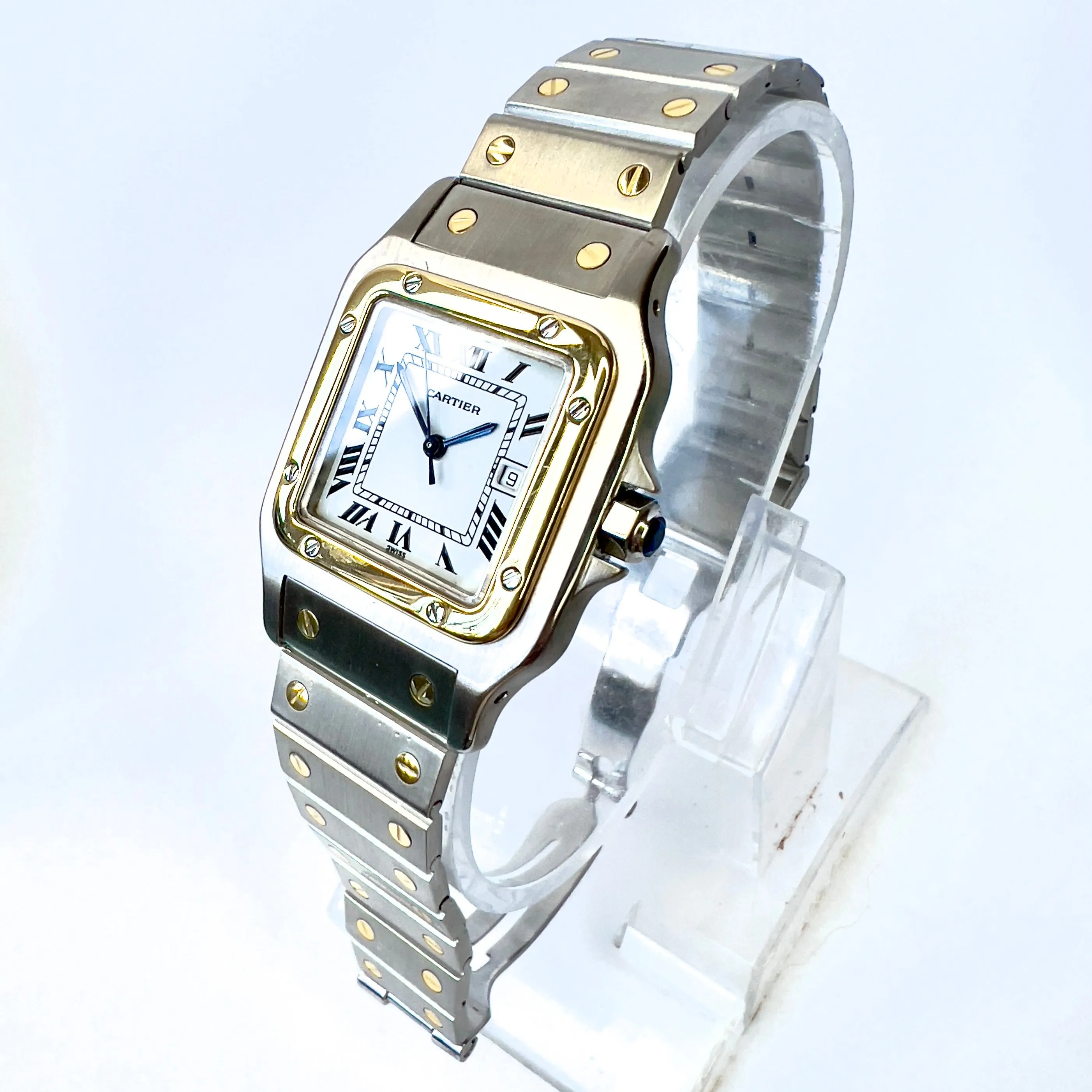 CARTIER SANTOS GALBEE 29mm Automatic 2 Tone Watch