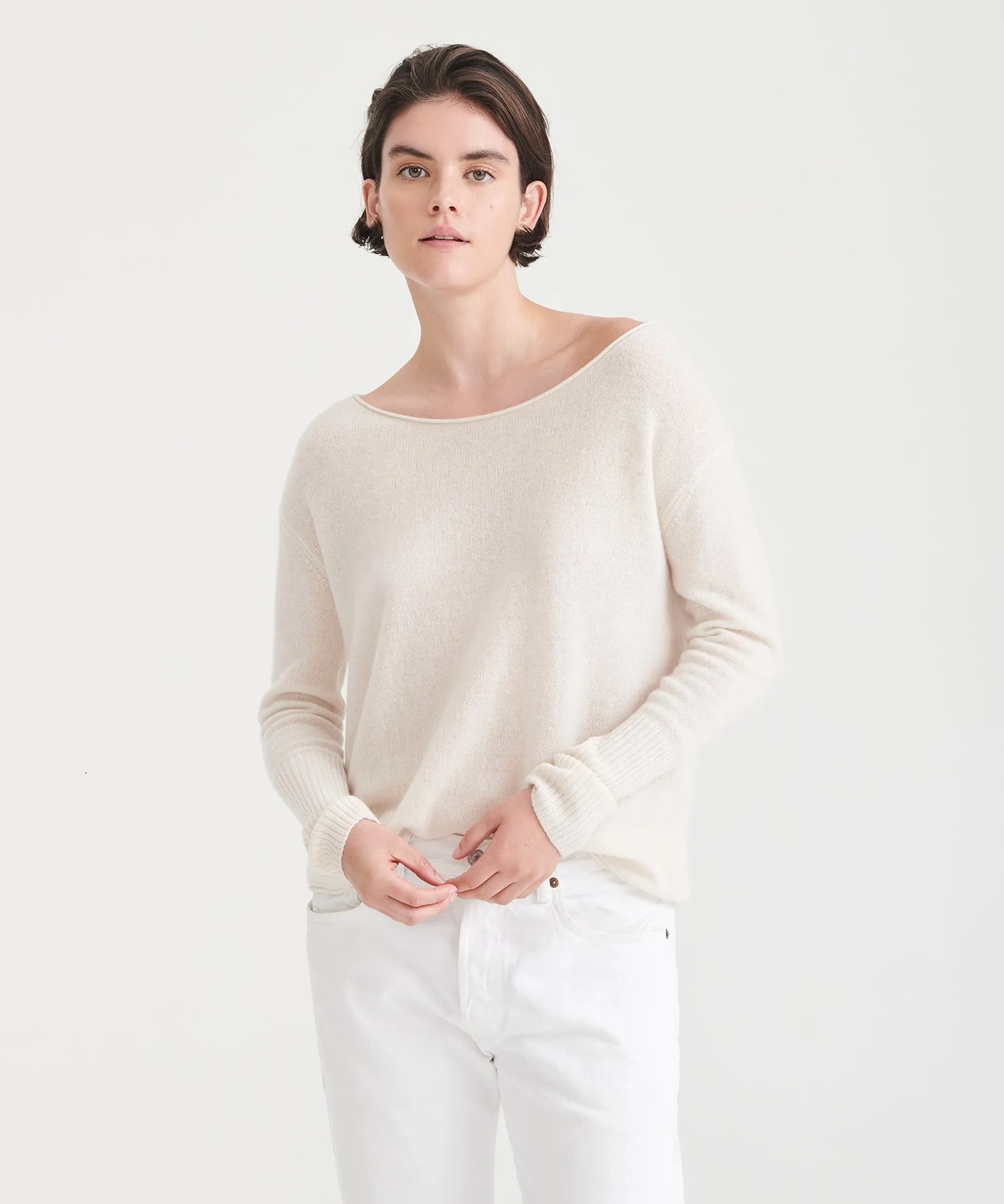 Cashmere Boatneck Sweater