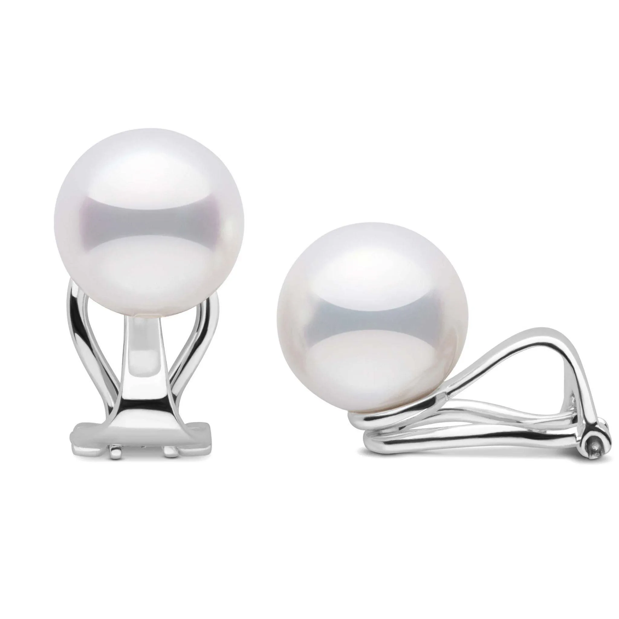 Clip Collection Akoya 9.0-9.5 mm Pearl Stud Earrings