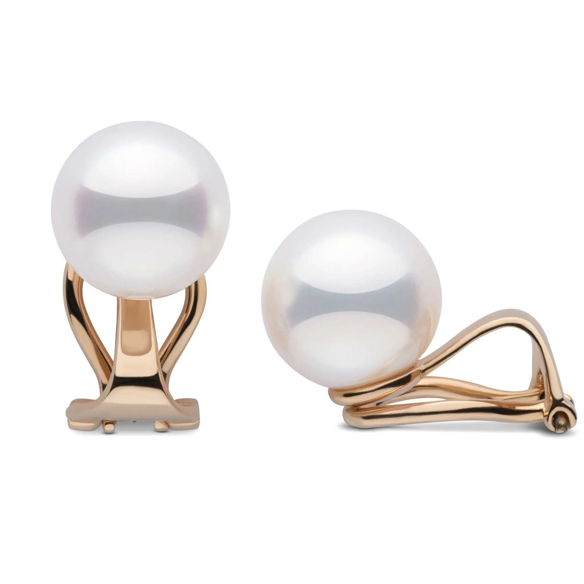 Clip Collection Akoya 9.0-9.5 mm Pearl Stud Earrings