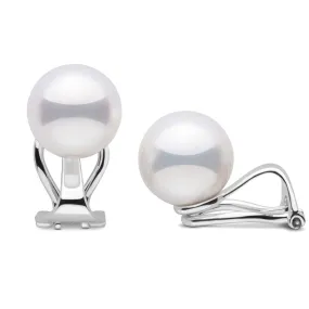 Clip Collection Akoya 9.0-9.5 mm Pearl Stud Earrings