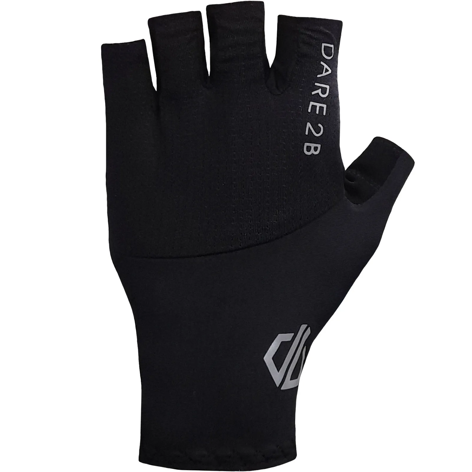 Dare 2b Mens Forcible Fingerless Cycling Gloves - Black