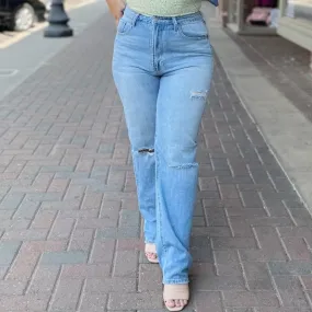 Desi Super High Rise Dad Jeans