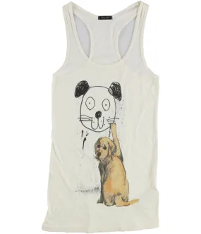 Dirty Violet Womens Dogs Racerback Tank Top