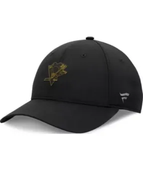 Fanatics Men's NHL Fanatics Pittsburgh Penguins Authentic Pro Road Logo Adjustable Hat