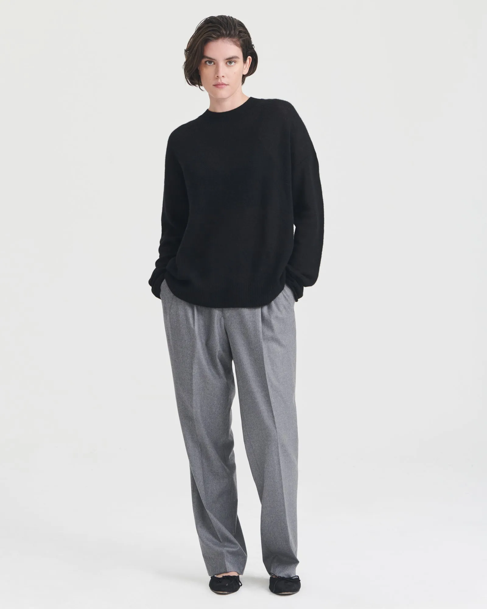 Featherweight Cashmere Crewneck Sweater