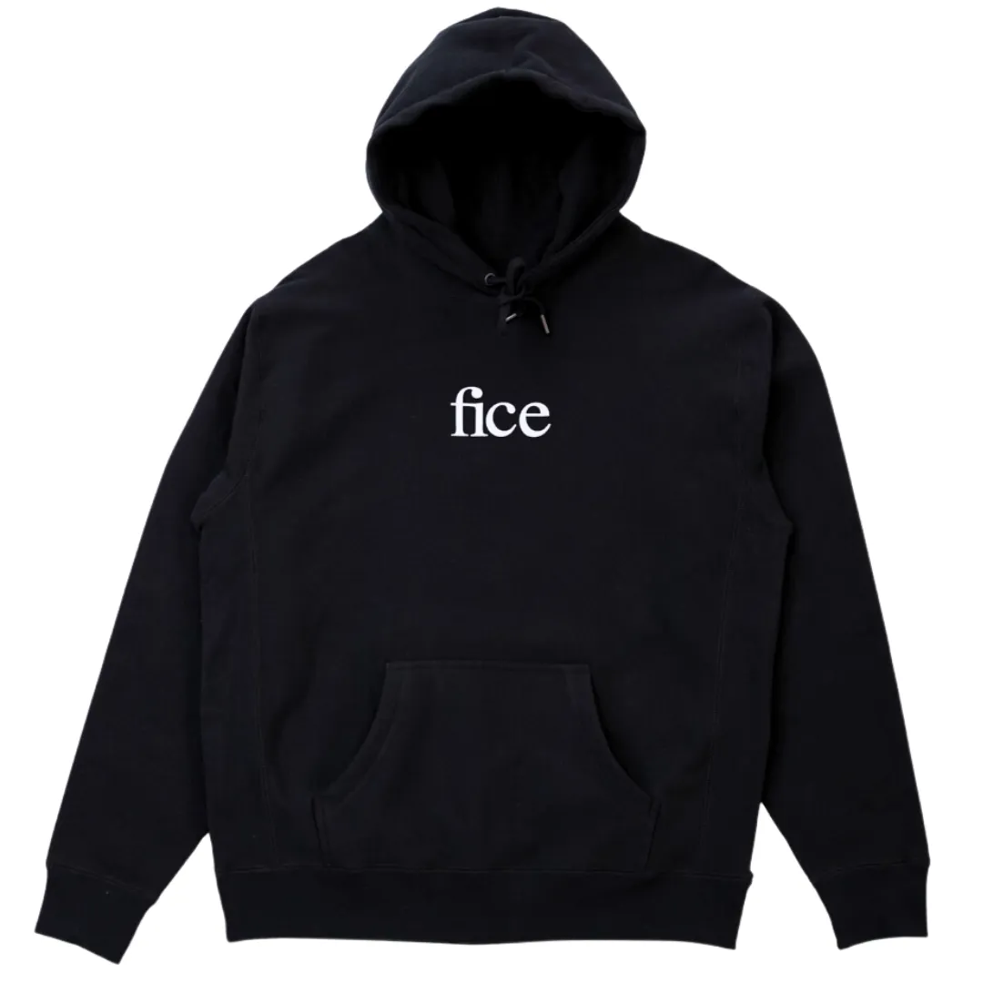 FICE Premium Heavyweight Hoodie - Black/White