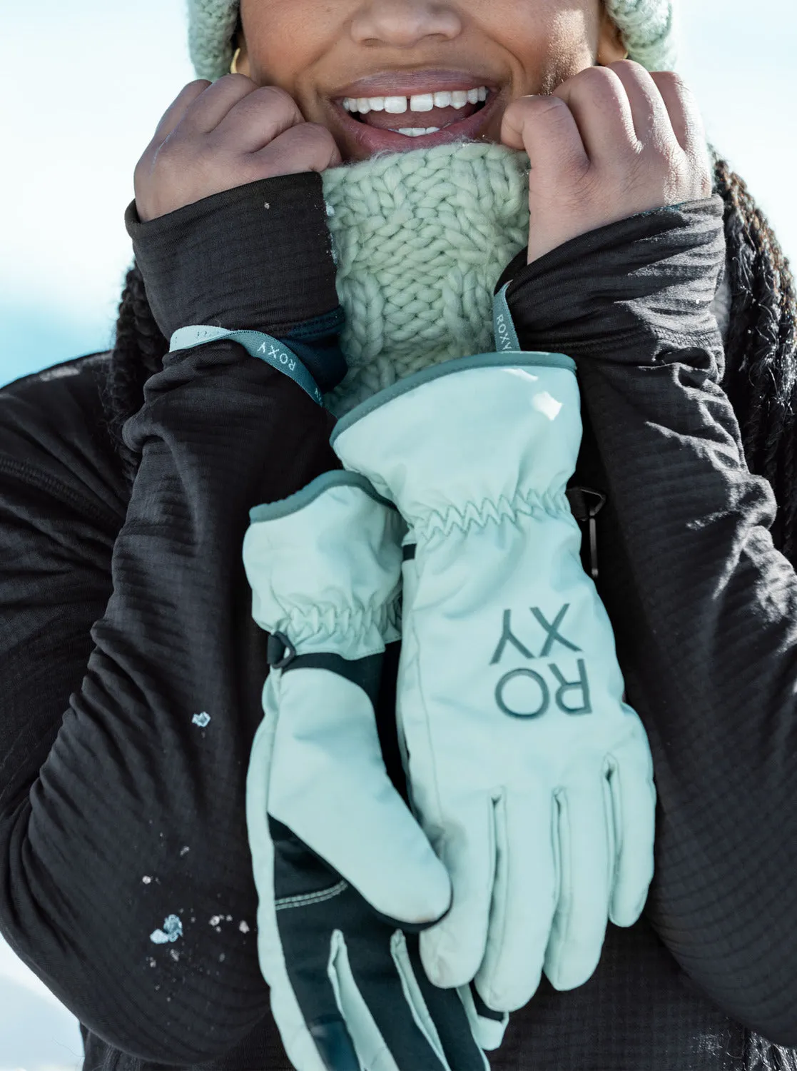 Freshfield Technical Snowboard/Ski Gloves - Cameo Green