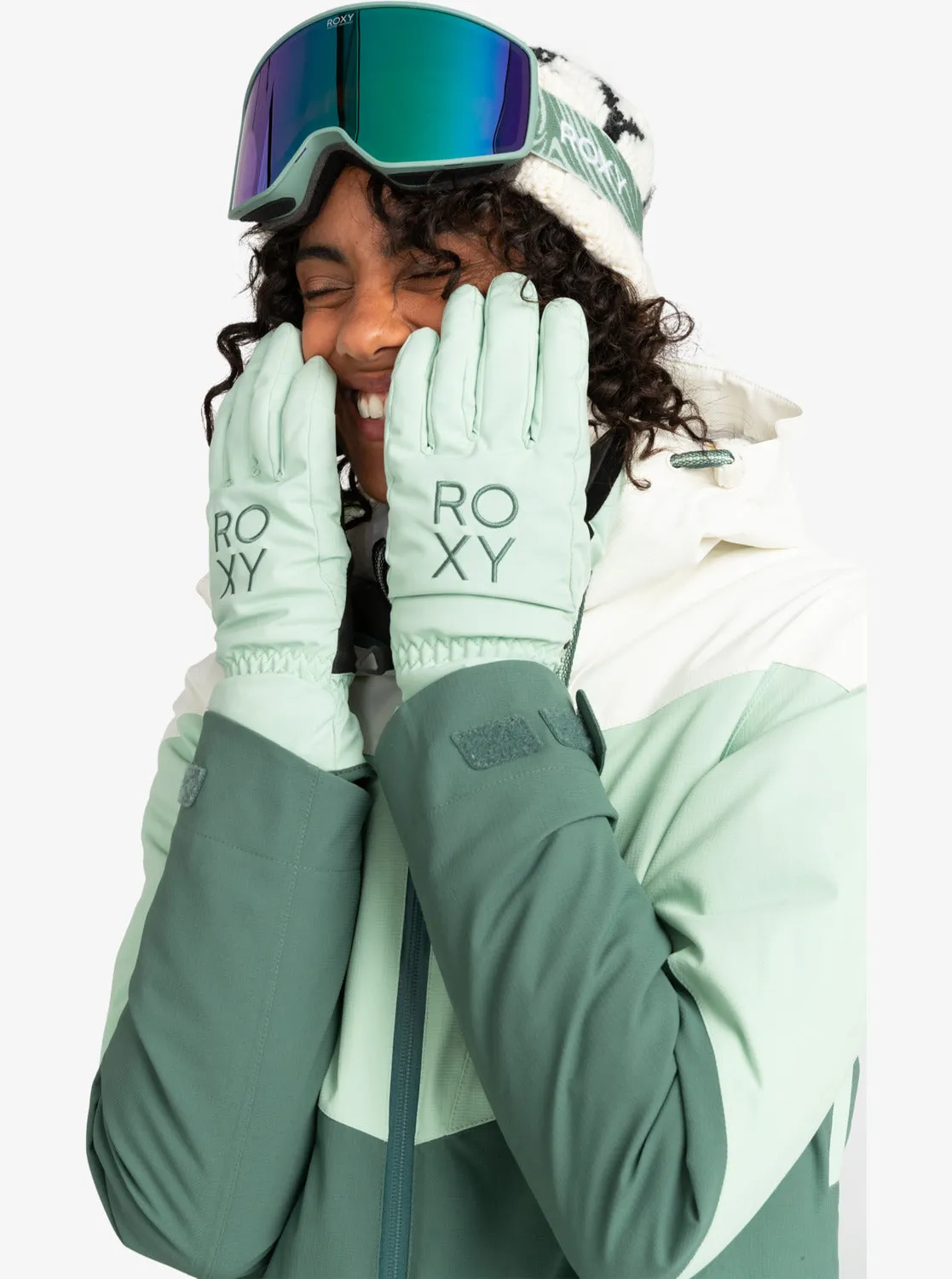 Freshfield Technical Snowboard/Ski Gloves - Cameo Green