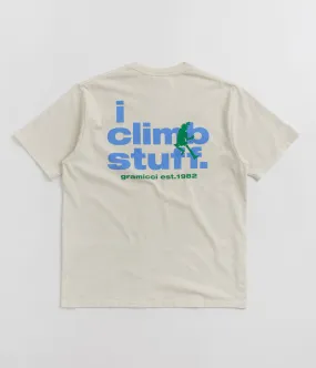 Gramicci I Climb Stuff T-Shirt - Sand Pigment