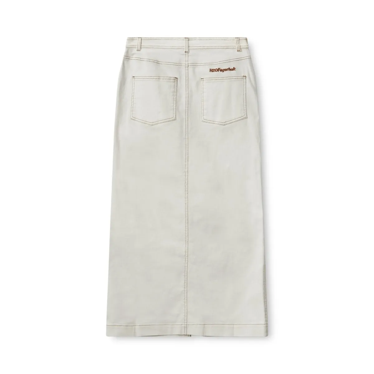 H2OFagerholt Classic jeans skirt Cream White