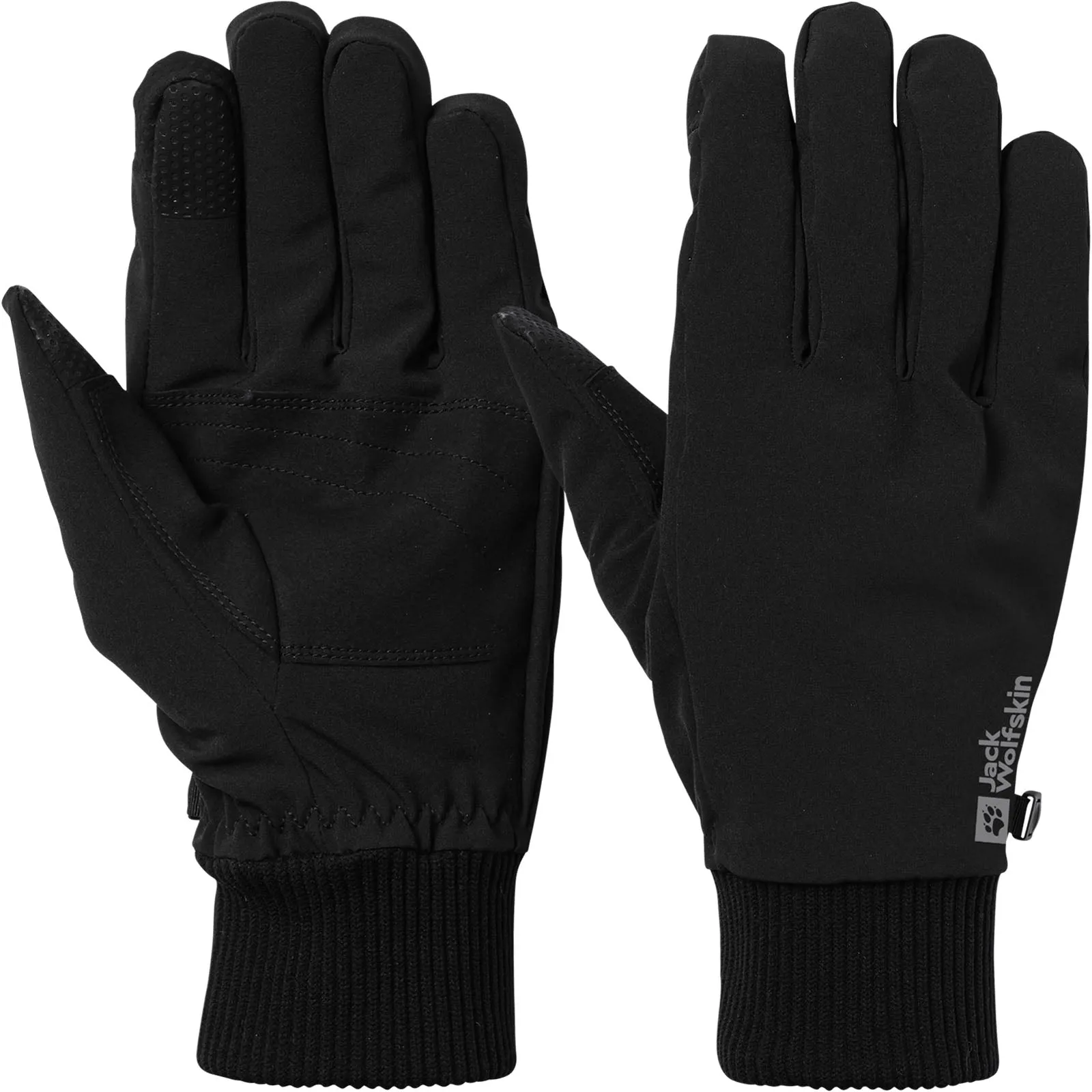 Jack Wolfskin Supersonic Xt Softshell Gloves - Black