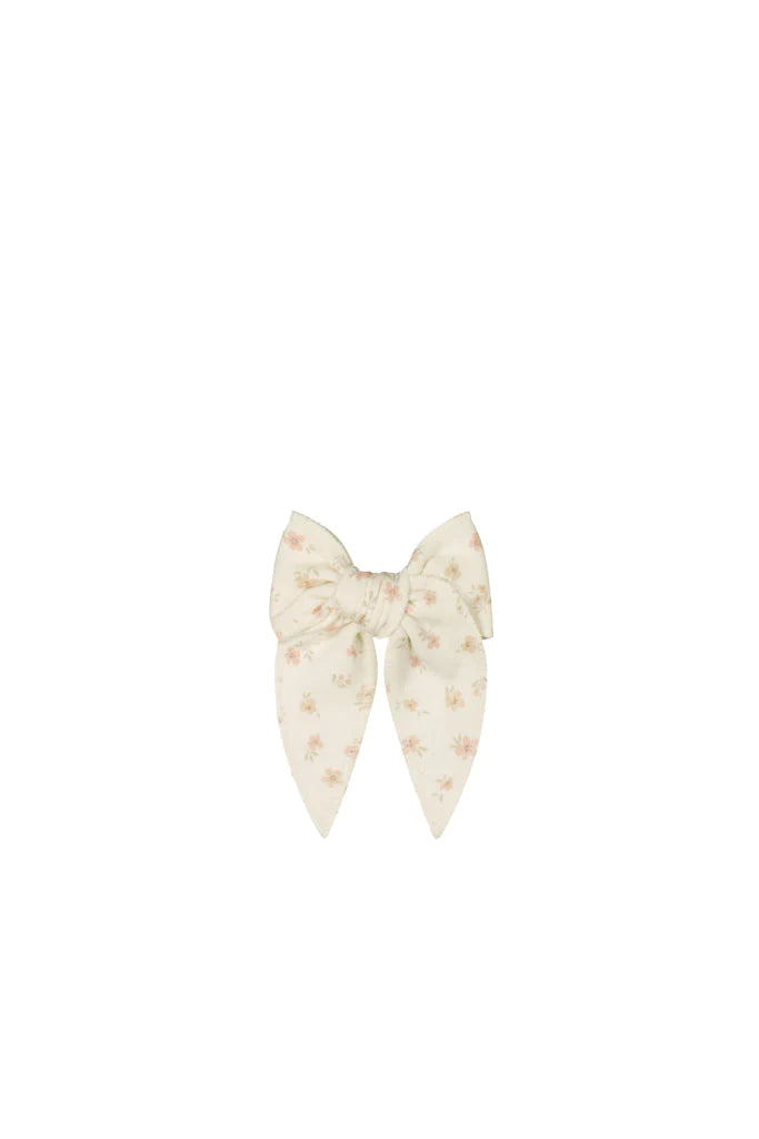 JAMIE KAY Organic Cotton Bow - Goldie Egret