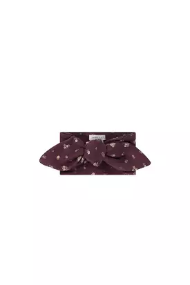 JAMIE KAY Organic Cotton Headband - Irina Fig