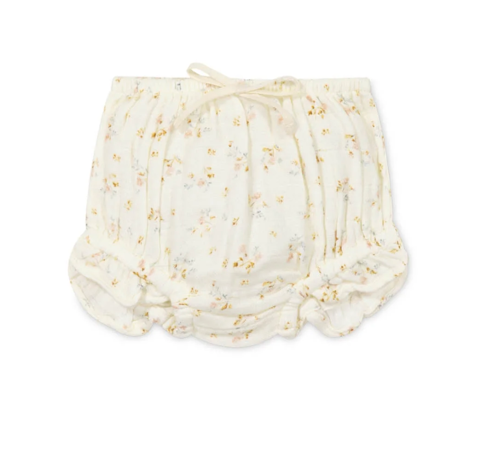 Jamie Kay - Organic Cotton Muslin Frill Bloomers in Nina Watercolour Floral