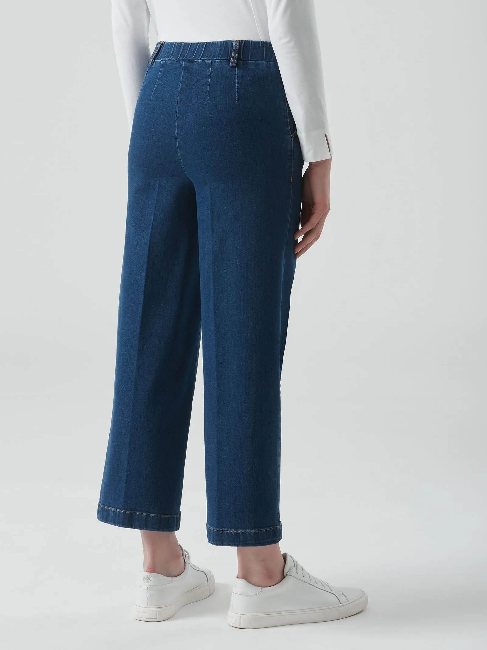 Jeans cropped in Denim Eco Cotton