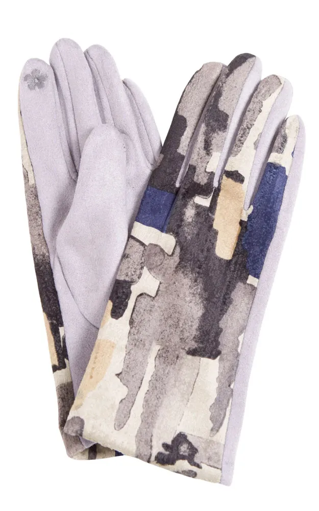 JG840 Multi-Colored Faux Suede Screen-Touch Gloves  (12prs Pack)