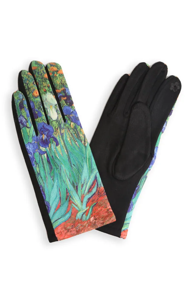 JG865 Painting Inspired Pattern Screen Touch Gloves (12prs Pack)