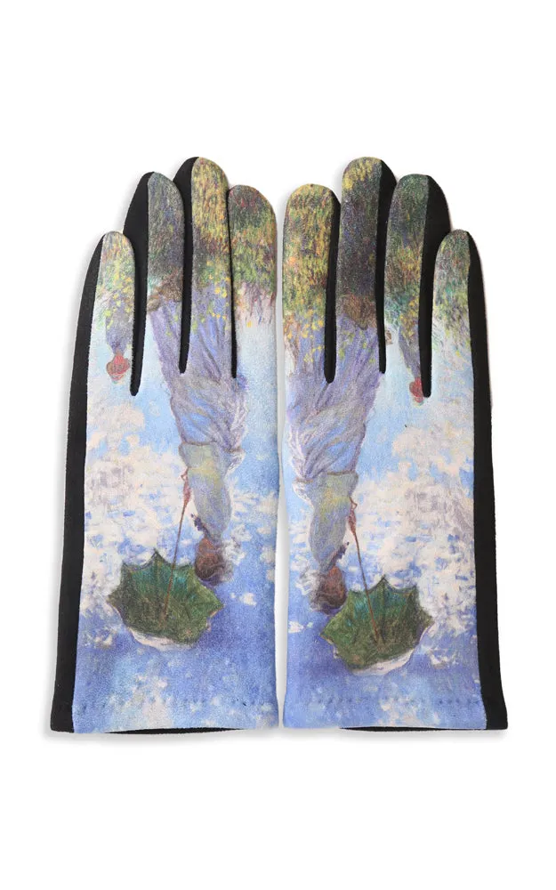 JG865 Painting Inspired Pattern Screen Touch Gloves (12prs Pack)