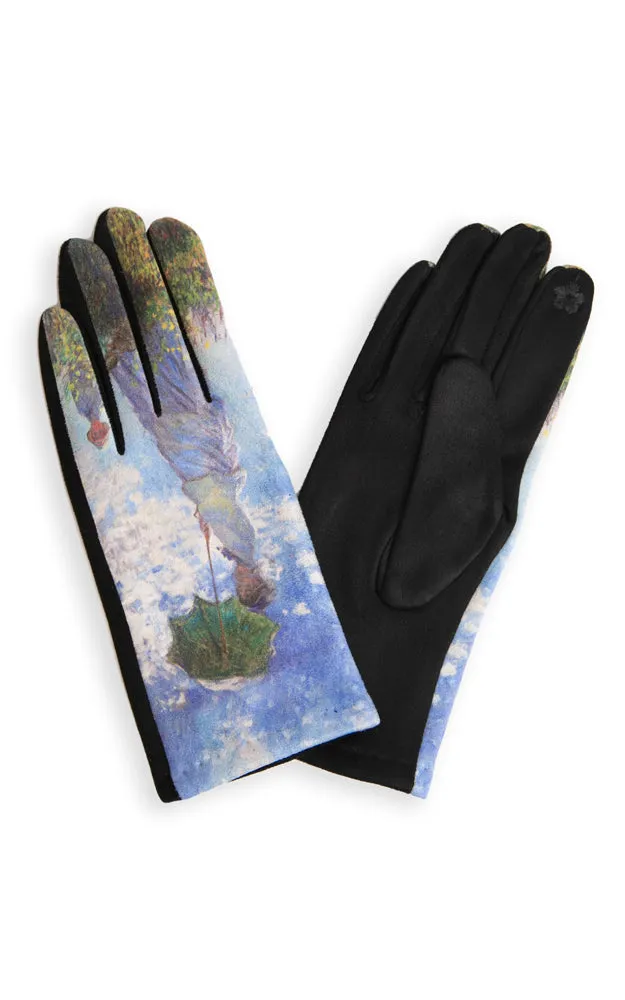 JG865 Painting Inspired Pattern Screen Touch Gloves (12prs Pack)