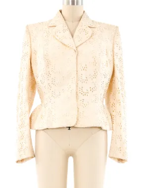 John Galliano Eyelet Jacket