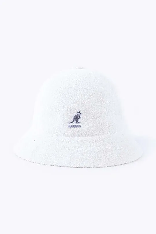 Kangol hat Kangol Bermuda Casual 0397BC WHITE white color