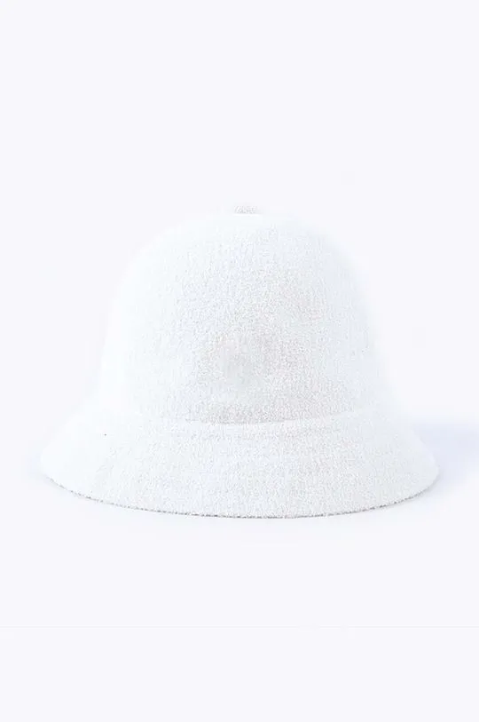 Kangol hat Kangol Bermuda Casual 0397BC WHITE white color