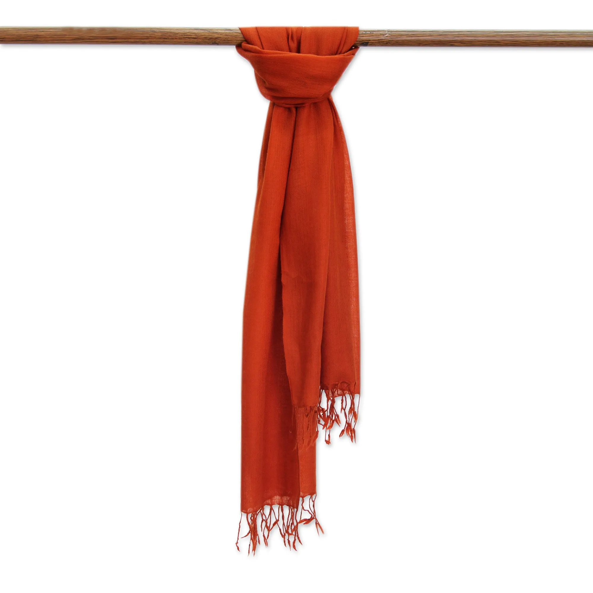 Kashmiri Fire Men's Wool Scarf