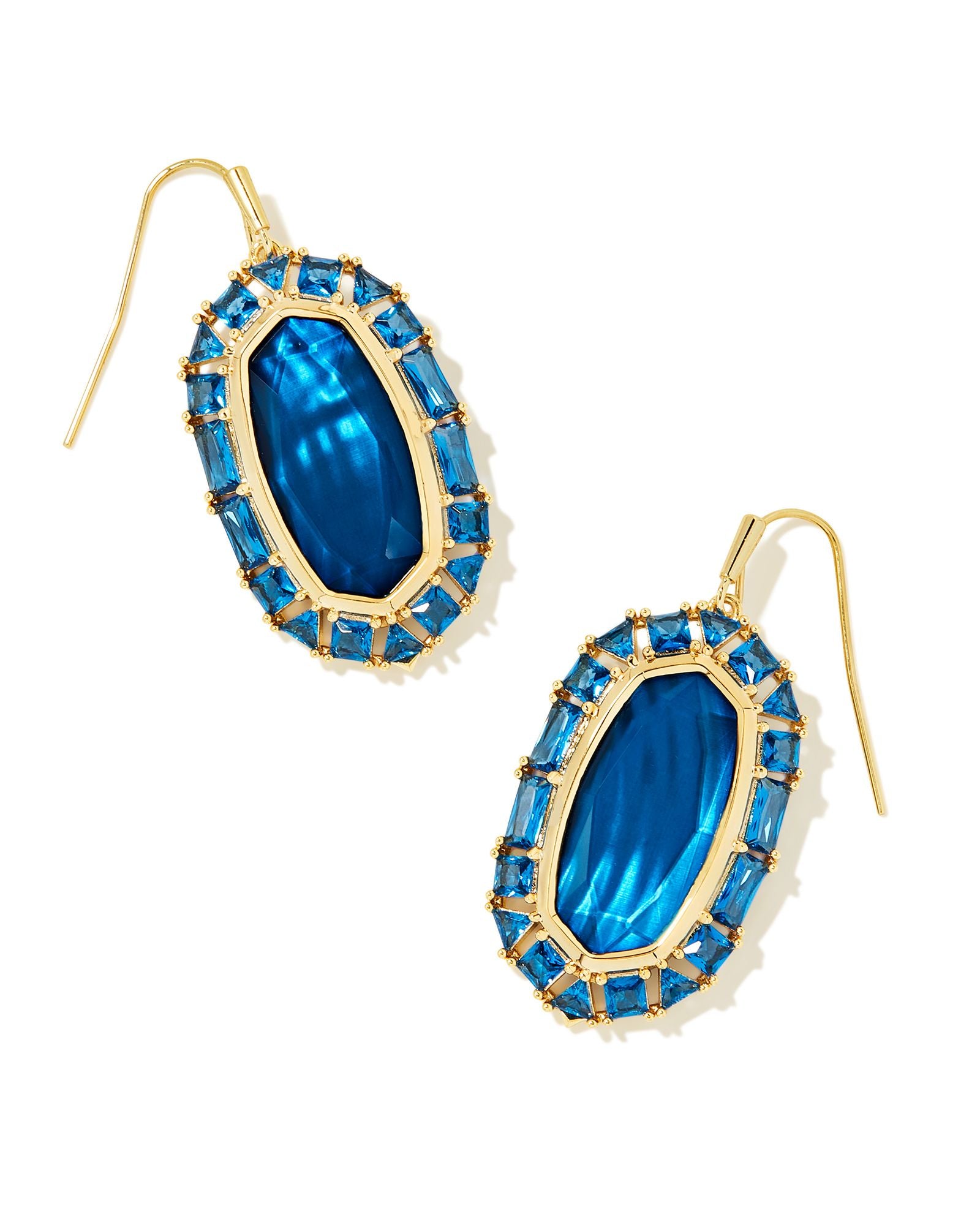 Kendra Scott Elle Crystal Frame Drop Earrings