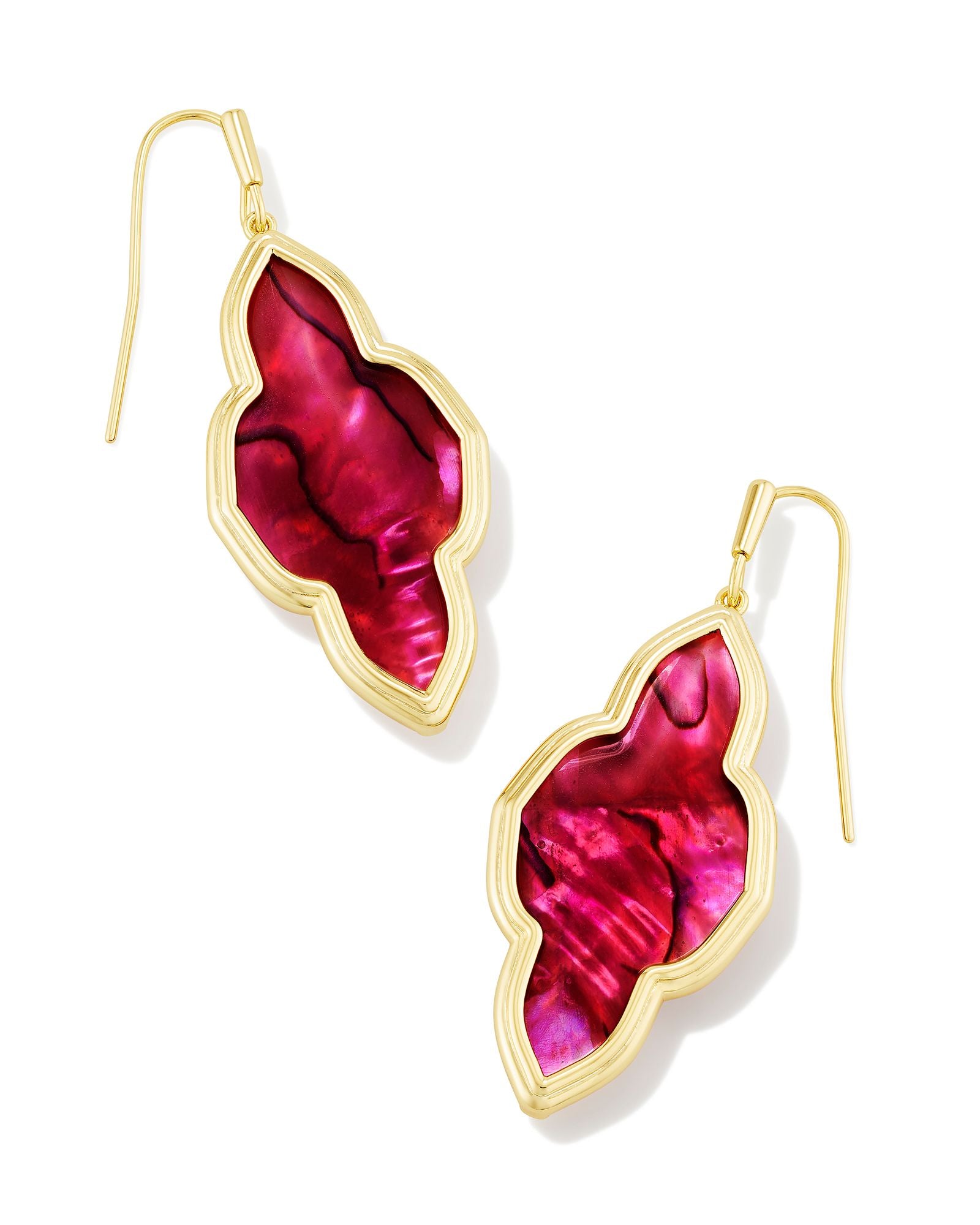 Kendra Scott Framed Abbie Gold Drop Earrings