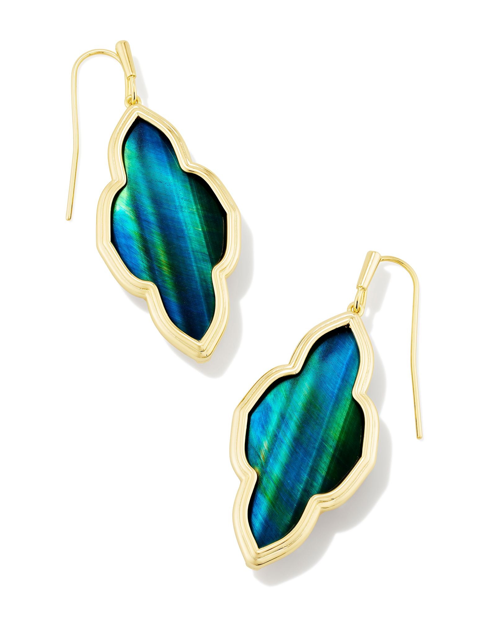 Kendra Scott Framed Abbie Gold Drop Earrings