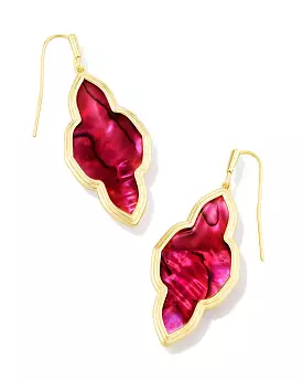 Kendra Scott Framed Abbie Gold Drop Earrings