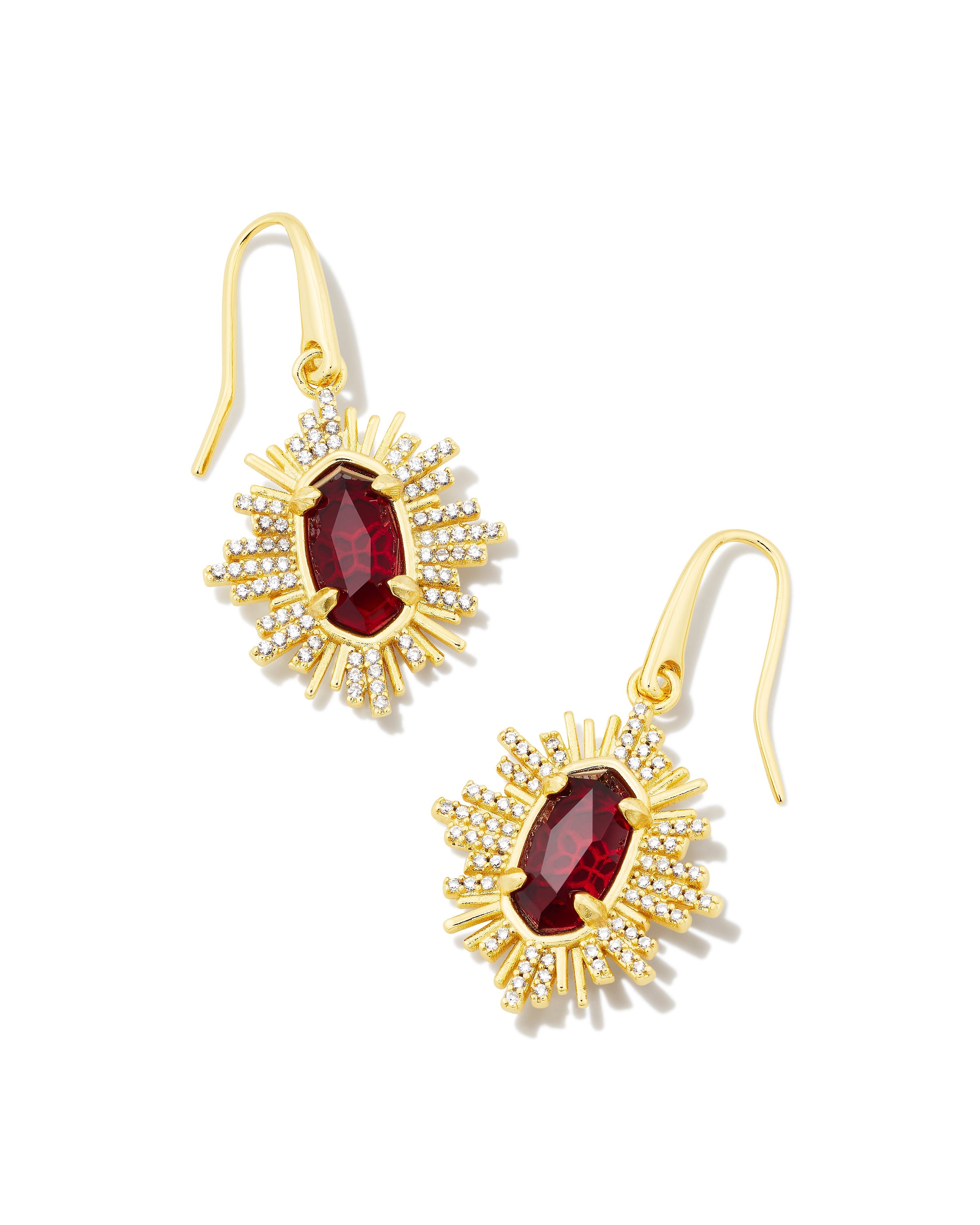 Kendra Scott Grayson Sunburst Drop Earrings