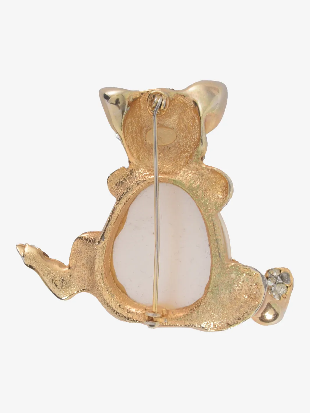 Kenneth Jay Lane Rhinestone Piglet Brooch