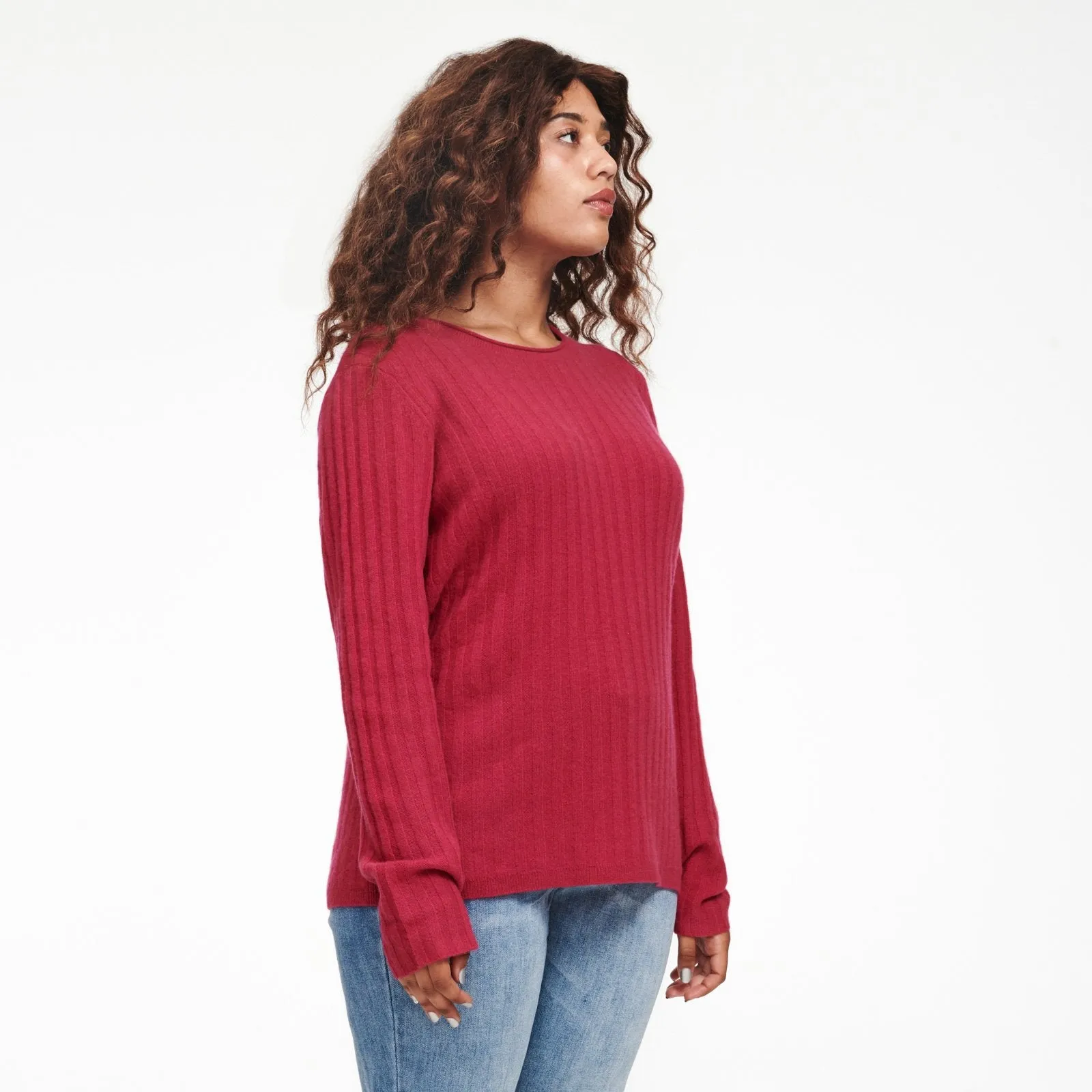 Lightweight Cashmere Ribbed Sweater