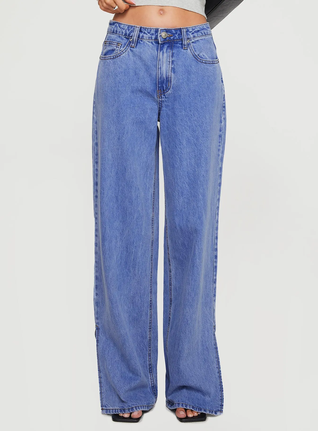 Lorinzo Low Rise Jeans Electric Blue