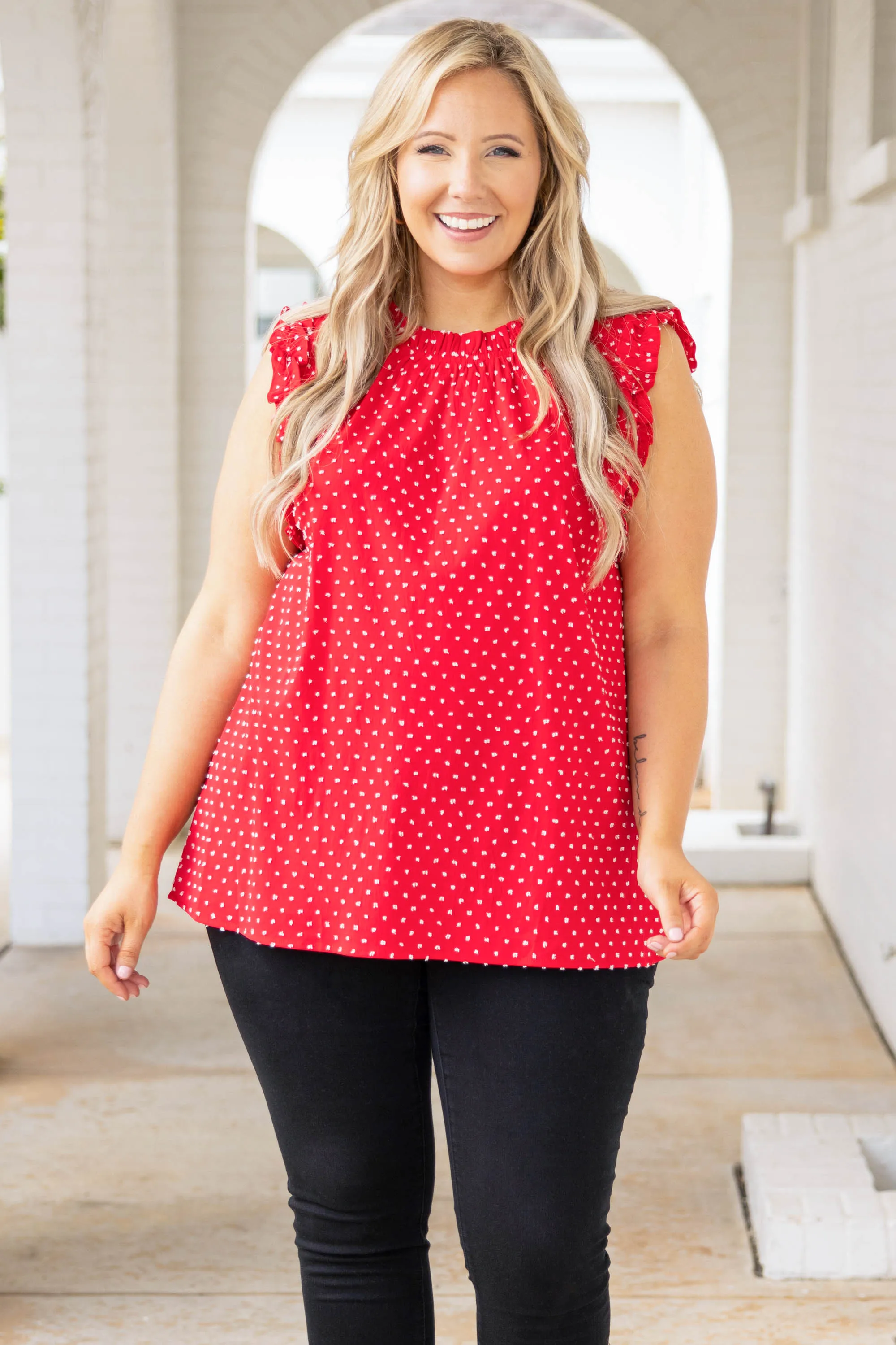 Love Bandit Top, Red