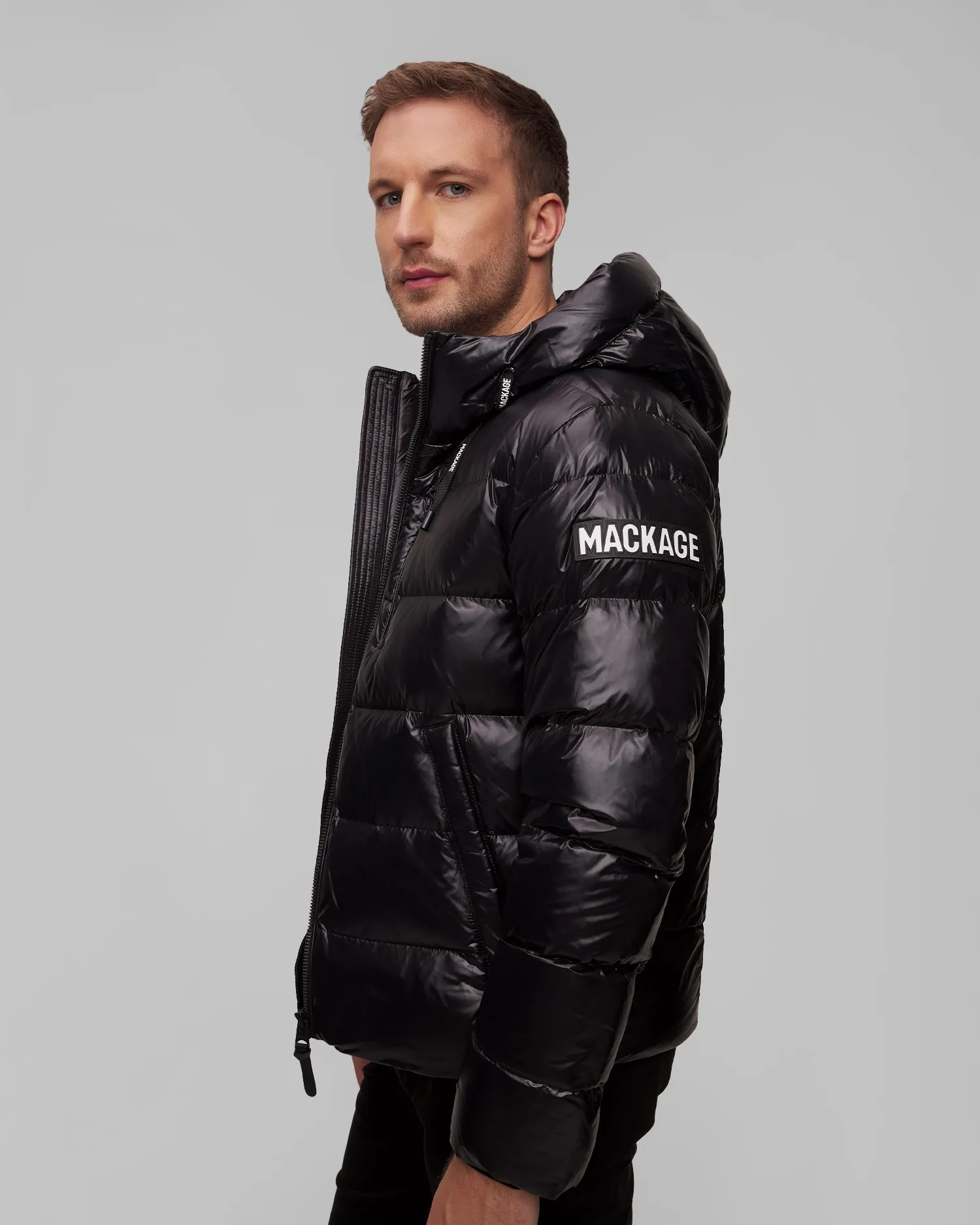 Men's black down jacket Mackage Victor P002049-1