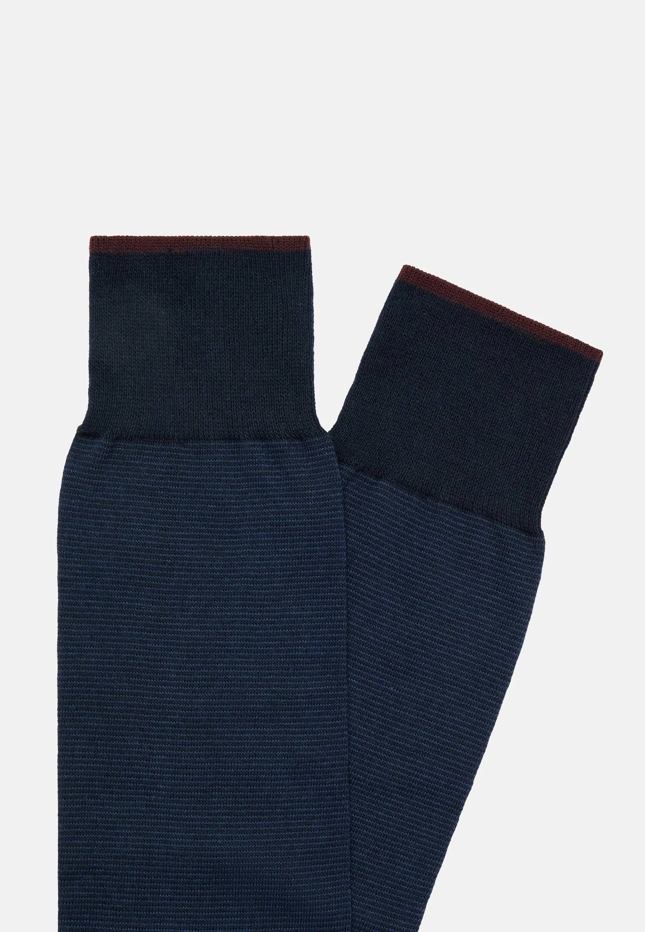 Micro Striped Socks in Organic Cotton